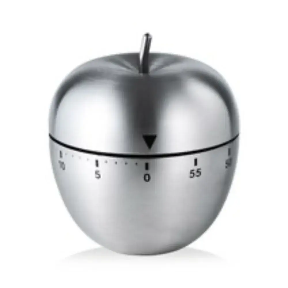 기계식 주방타이머 실버 사과형