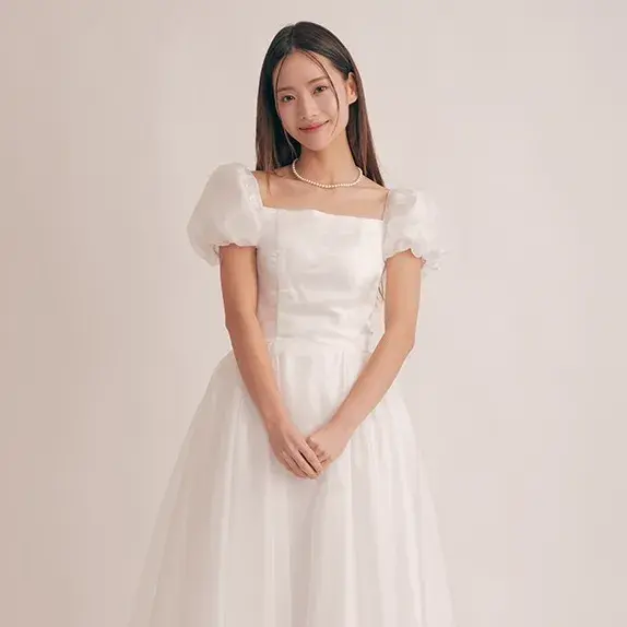 청순 단아한 화이트드레스🤍