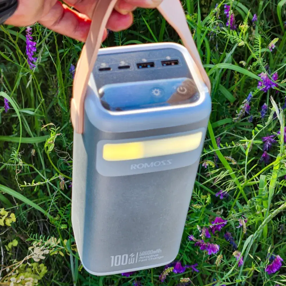 60,000ma 대용량 100w충전 로모스 캠핑 차박용 배터리