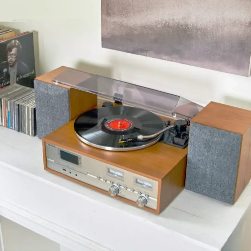 사운드룩 빈티지 원목 턴테이블 세트 OPERA