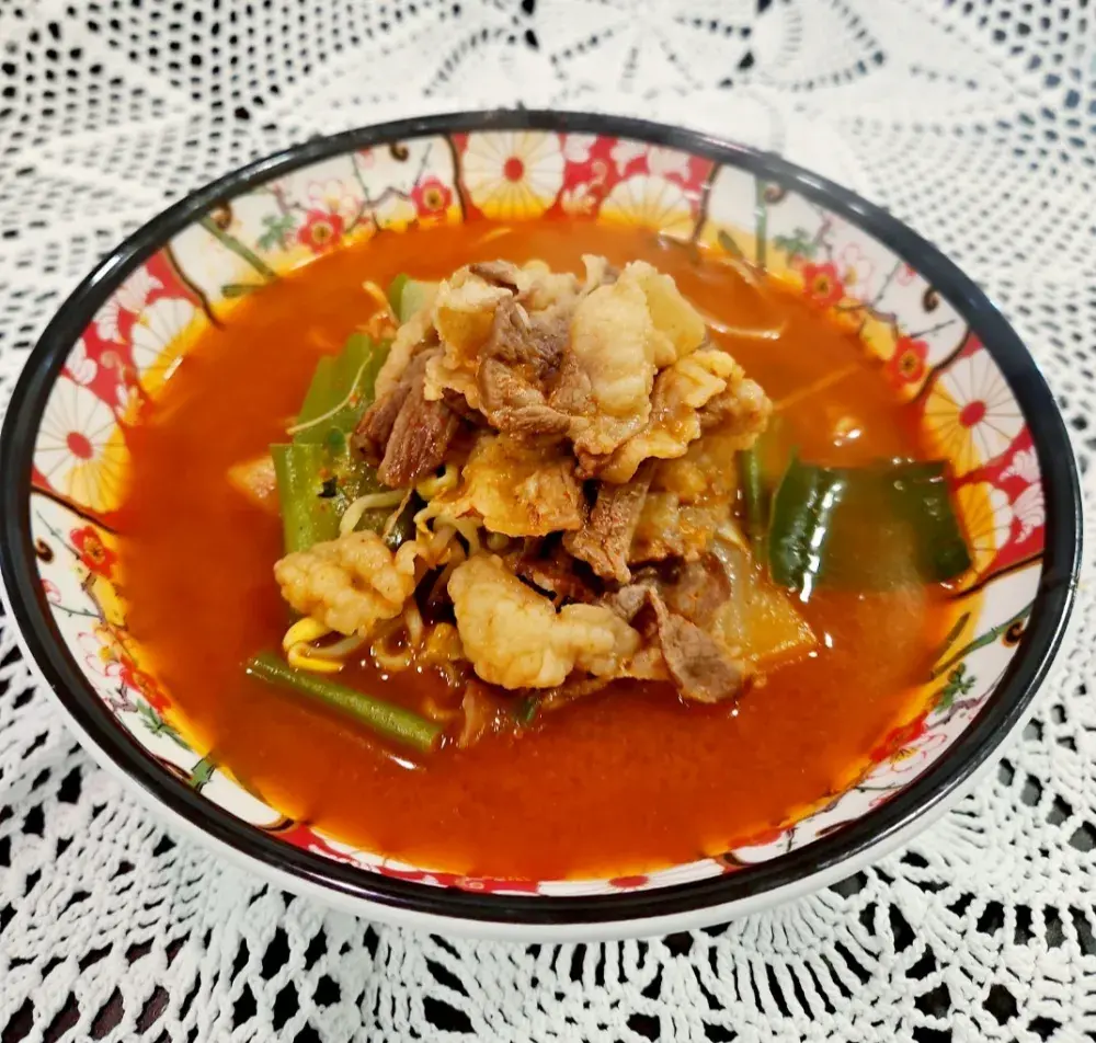 얼큰차돌해장라면