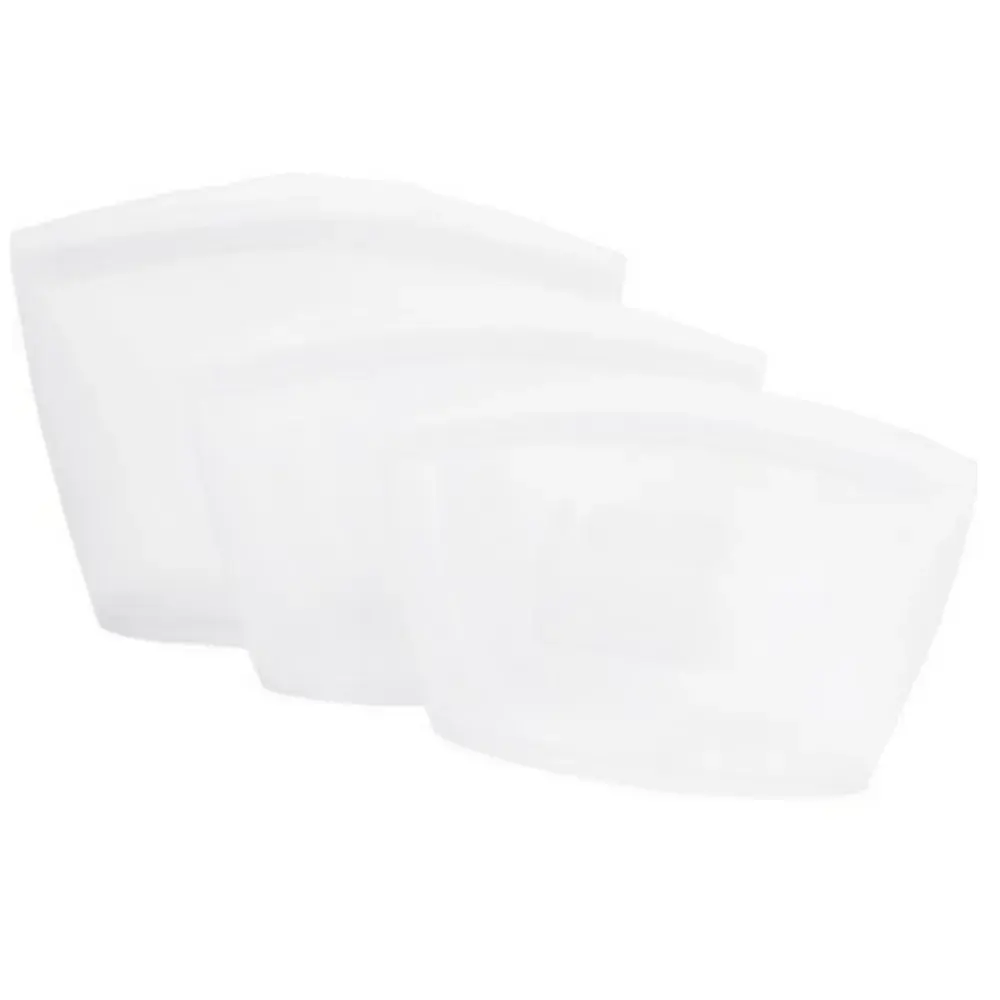 국산 실리콘 지퍼백 3종