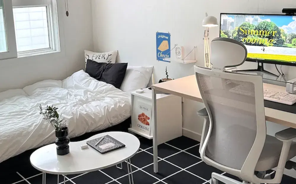 블랙앤화이트 7평 원룸, 온라인 집들이