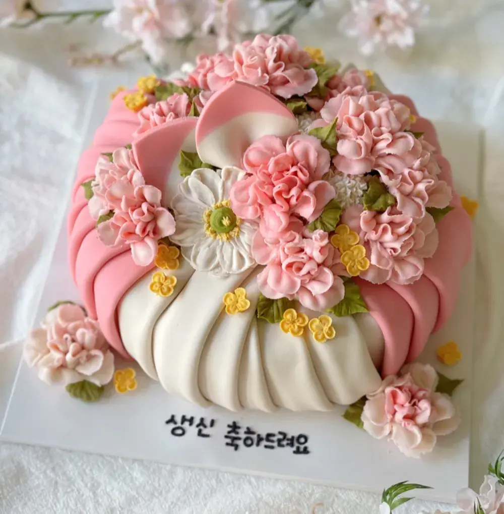 꽃보자기케이크 모아보기