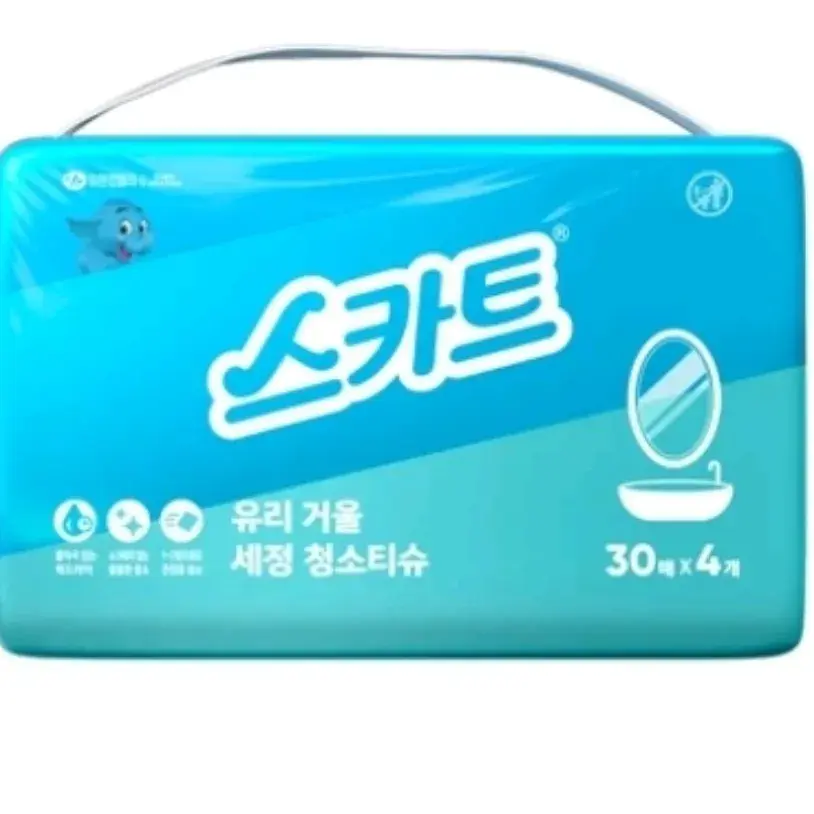 유리거울 청소는 이거하나면 끝! 스카트 유리세정티슈