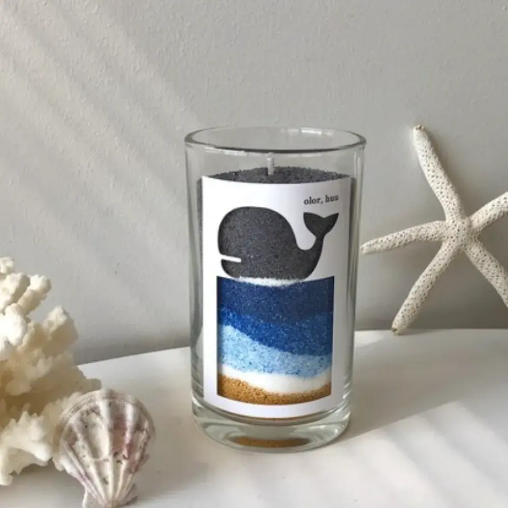 좋은 향기! Diy고래 샌드 캔들!