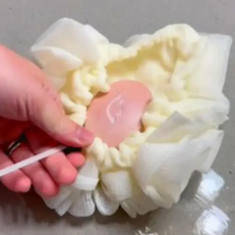 비누를 쏙! 비누 샤워볼!