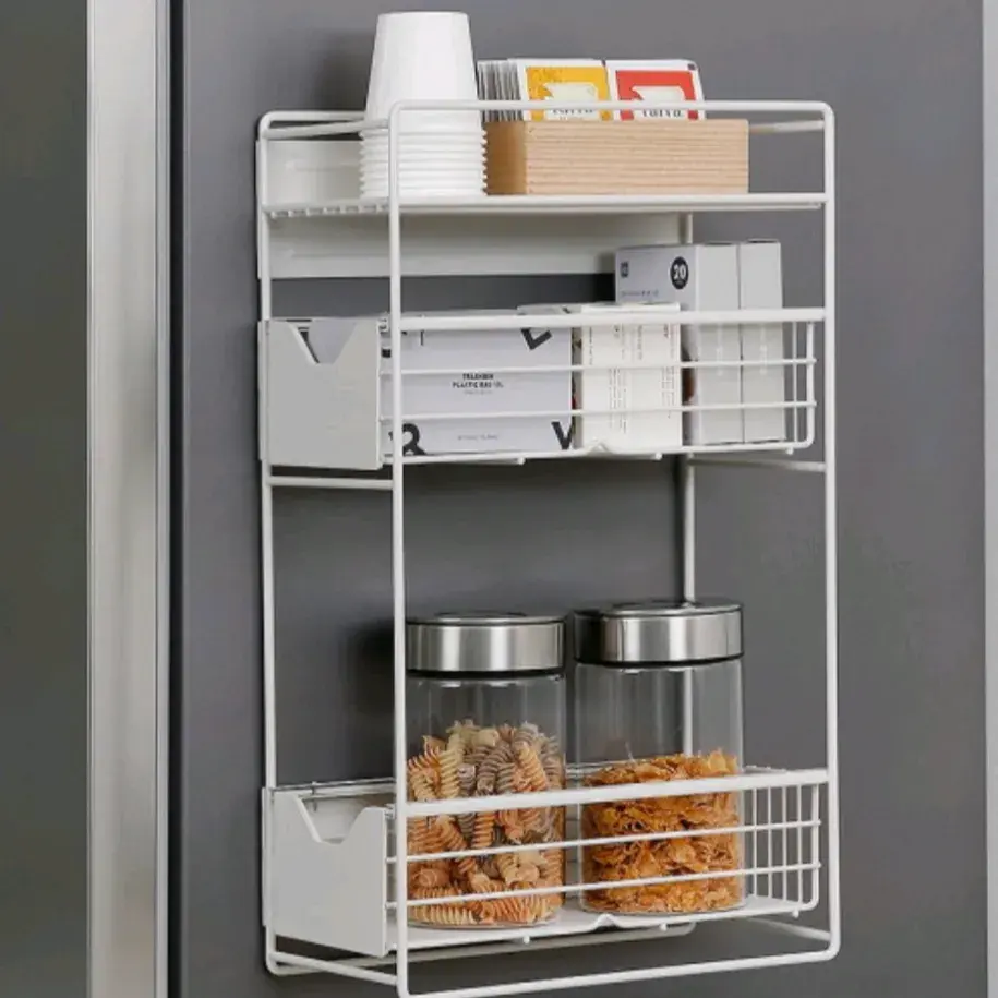 공중부양 슬라이딩 자석선반