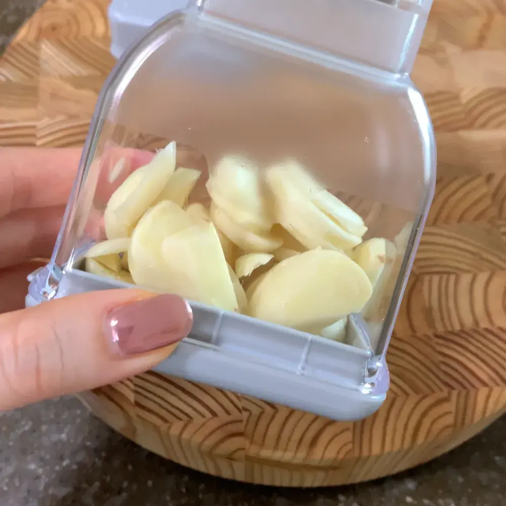 마늘 슬라이스 커팅기