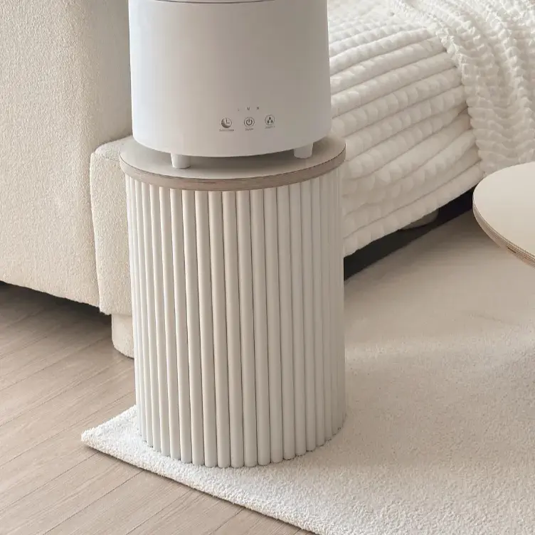 템바보드 원형 스툴 협탁