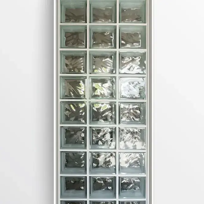 대형액자 유리블럭 Glass Block Wave Type 420x1189mm