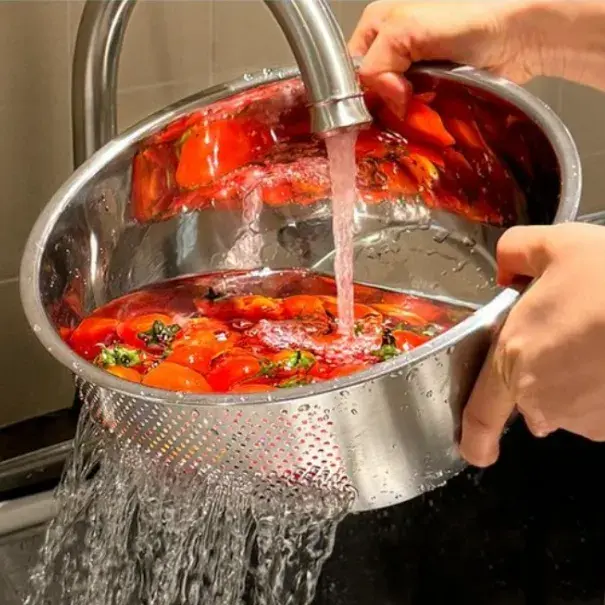 하우드 씨서볼 올스텐 쌀세척볼 야채 과일 세척볼 L