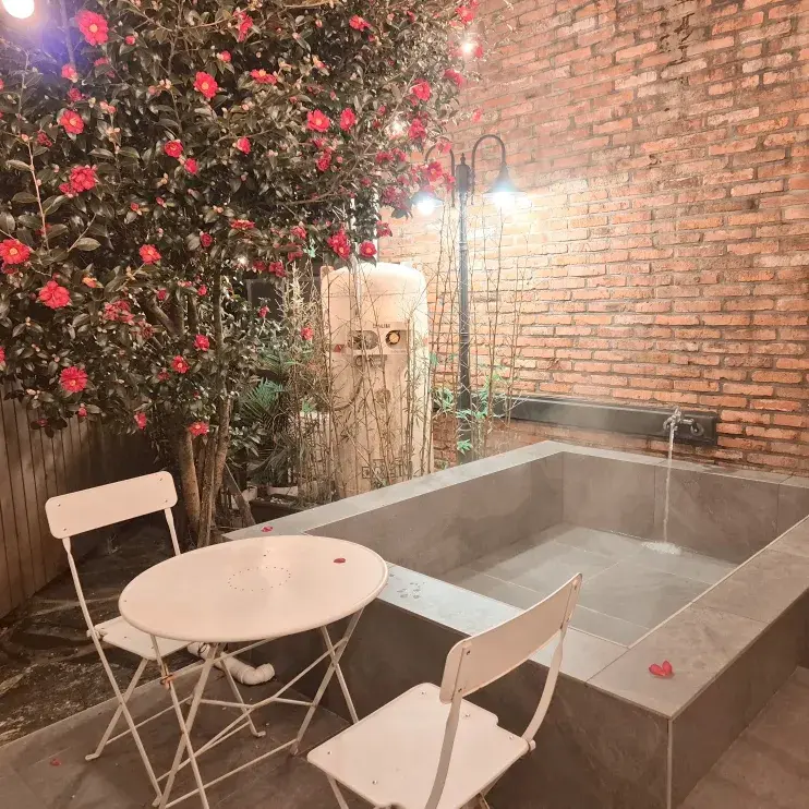 제주 애월 독채펜션 야외 자쿠지 영감기록101