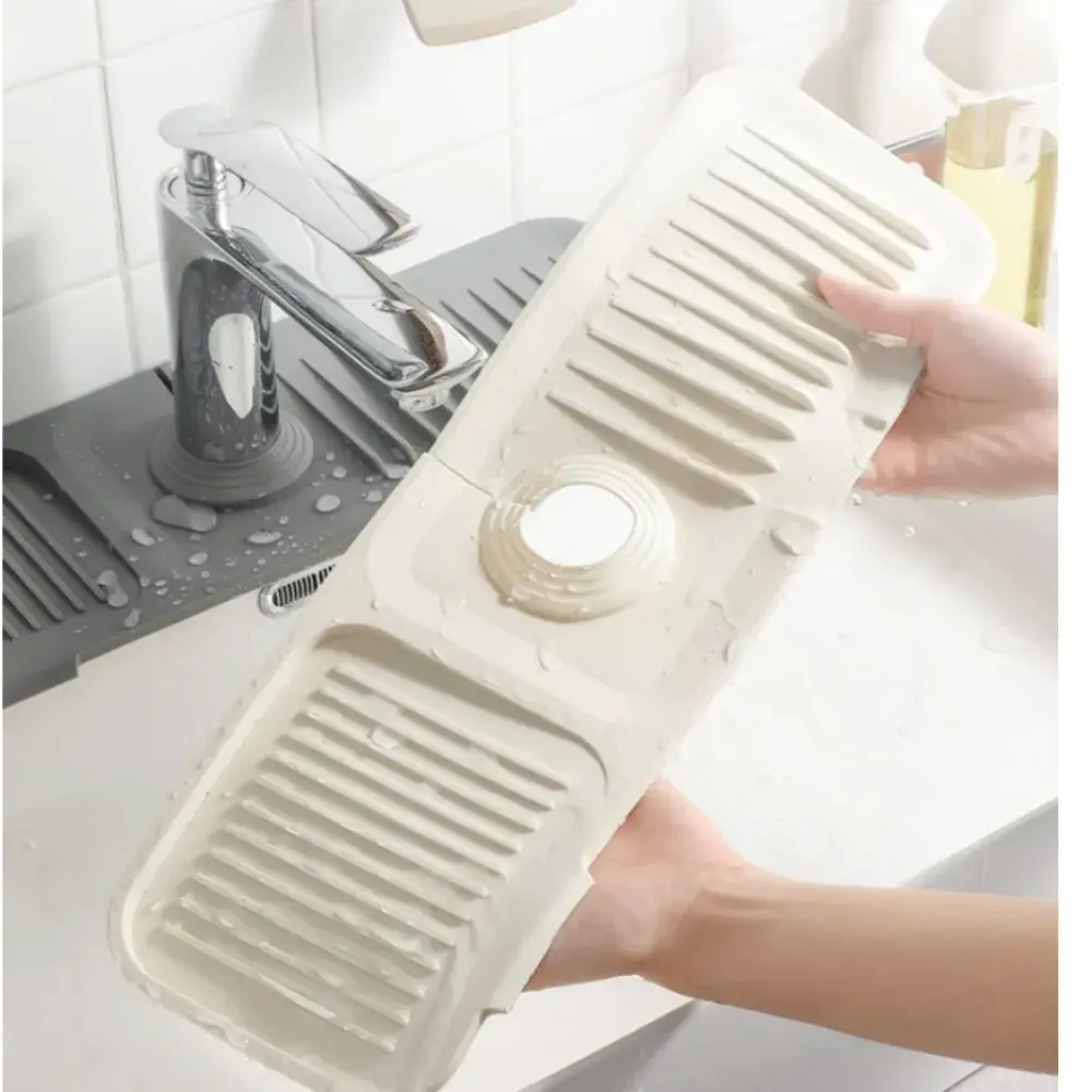 083. 논슬립 세면대 매트 실리콘 물빠짐매트