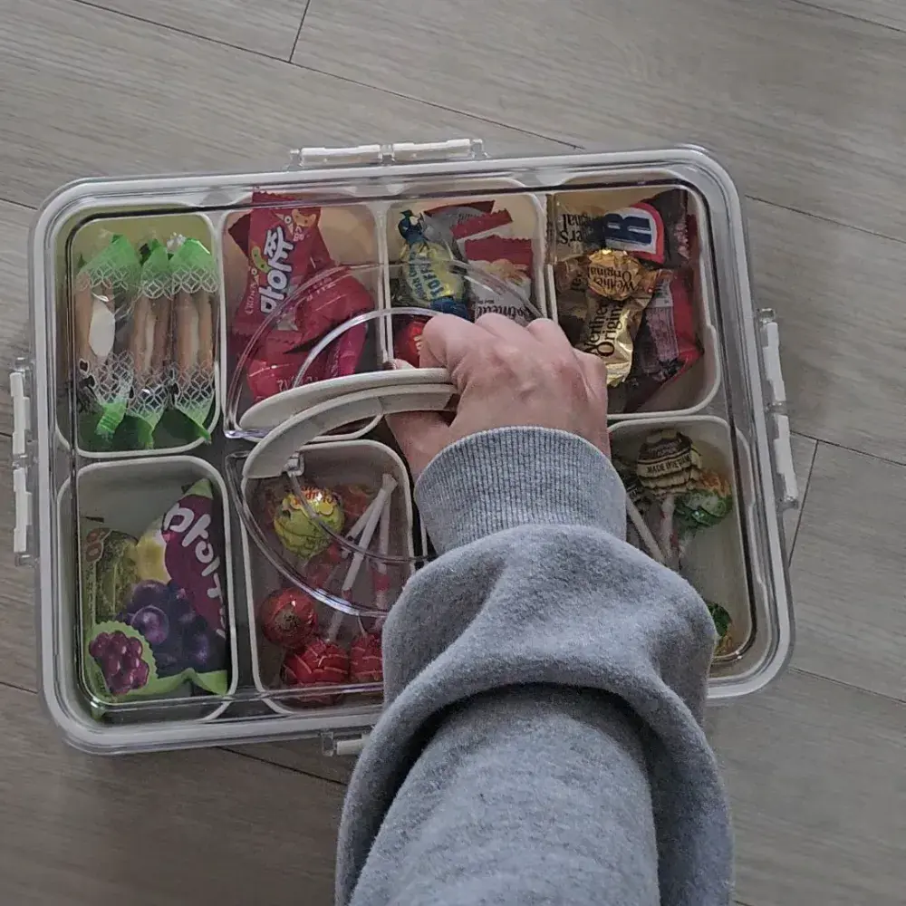 스낵 분할 용기