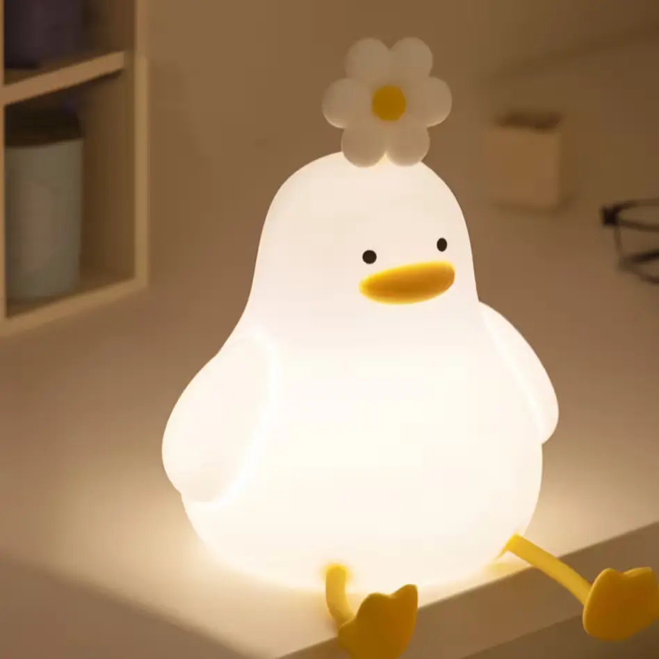 1112 윰스모르 플라워덕 LED 무드등 타이머 취침등 수면등