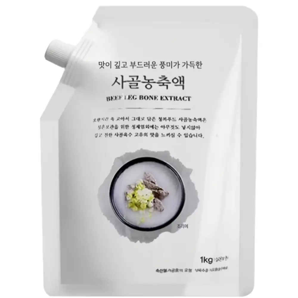 1207 청록푸드 사골농축액 엑기스 육수 60Brix, 1kg, 1개