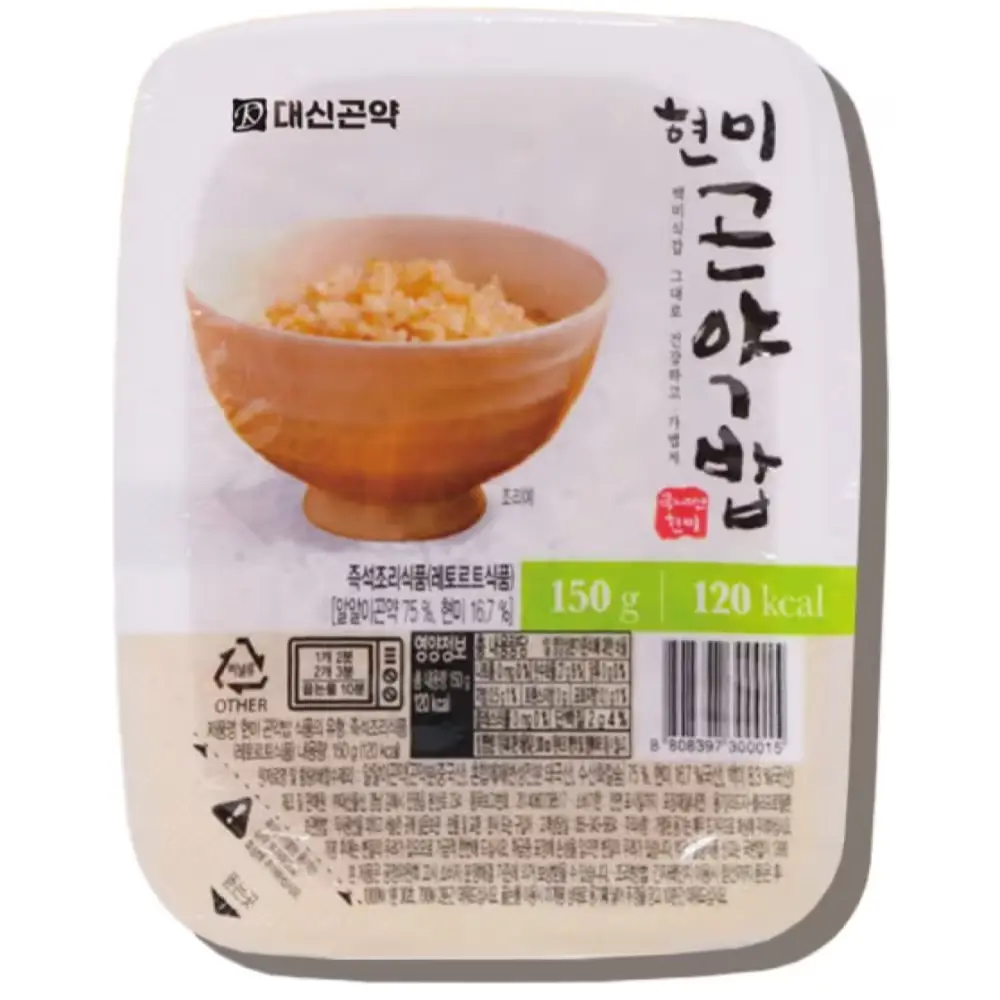 1222 대신곤약 현미곤약 즉석밥, 150g, 20개