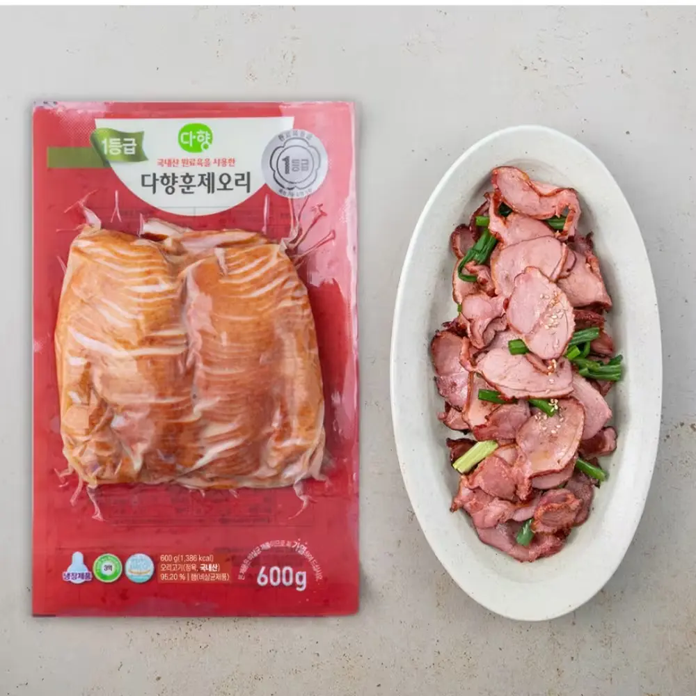 1246 다향오리 1등급 훈제 오리 슬라이스, 600g, 1개