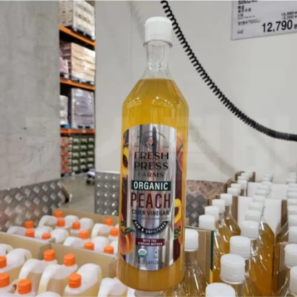 100% 유기농 복숭아 식초