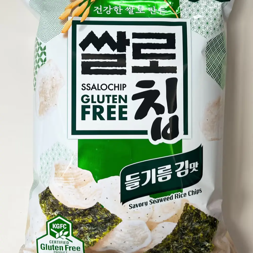 쌀로칩들기름김맛