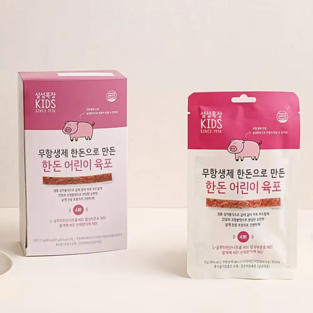 1272 설성목장 무항생제 한돈으로 만든 한돈 어린이 육포