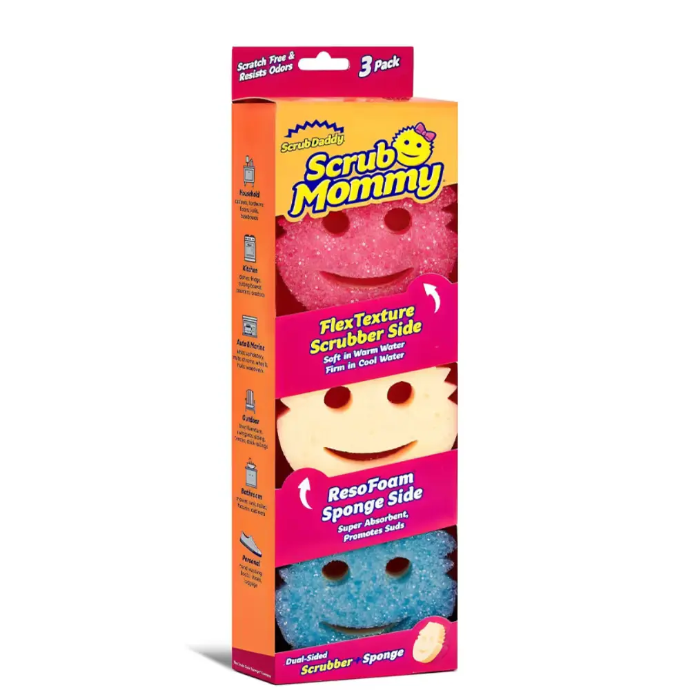 1277 스크럽대디 마미 수세미 랜덤발송, 3개입, 1개