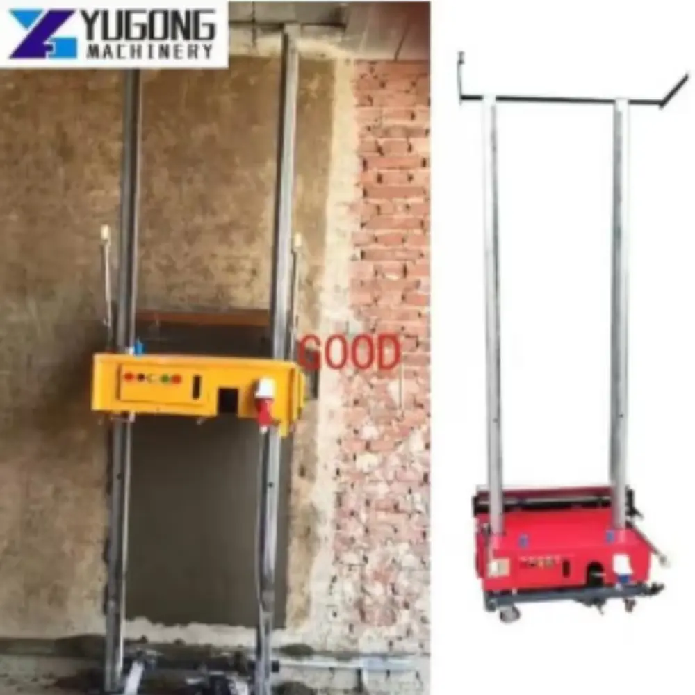 🟡135번 자동 벽 살포 석고 기계