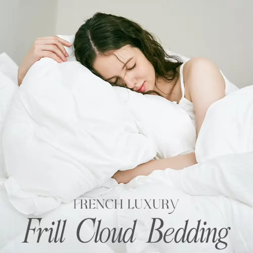 프렌치럭셔리 프릴 구름차렵이불