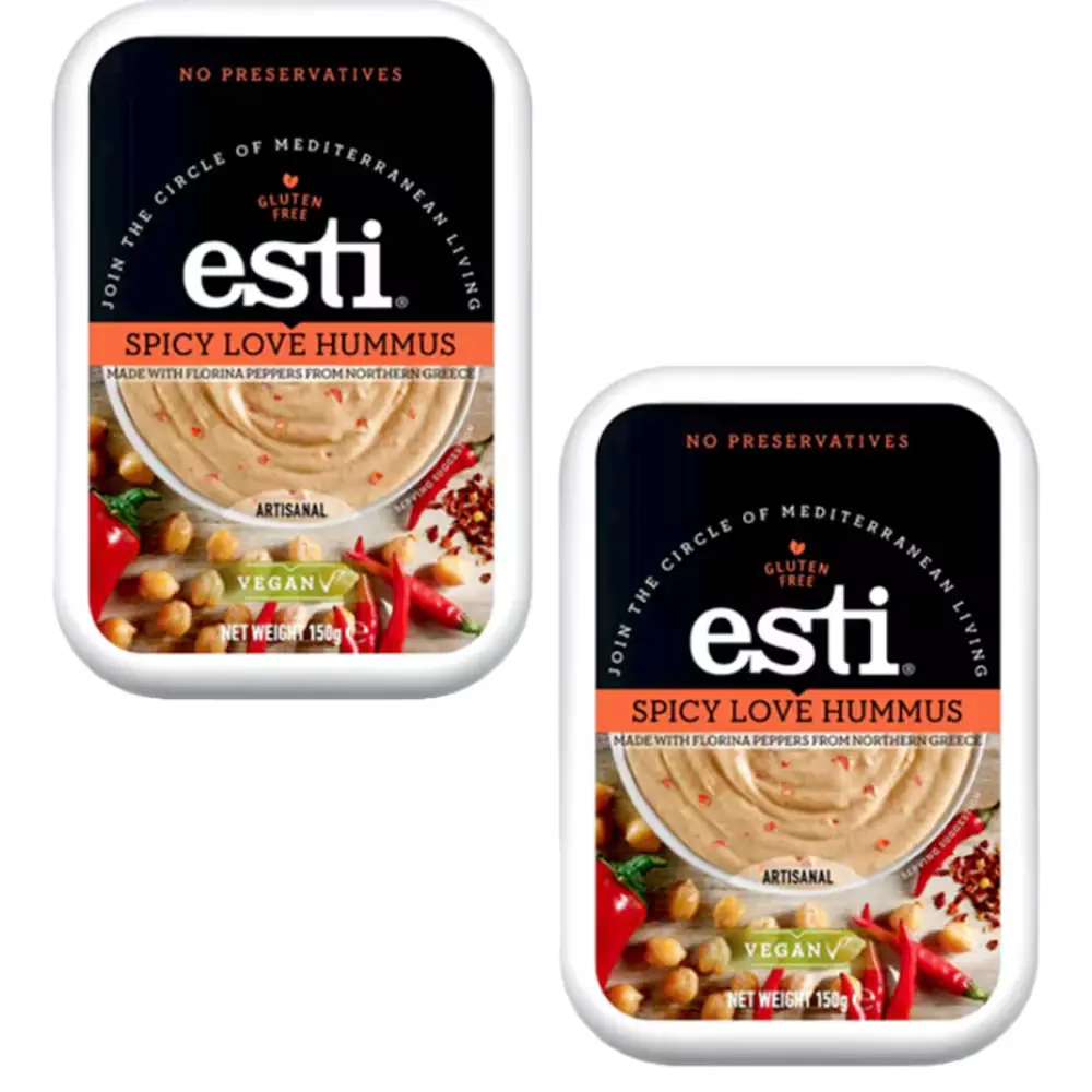 1307 ESTI 스파이시 러브 후무스, 150g, 2개