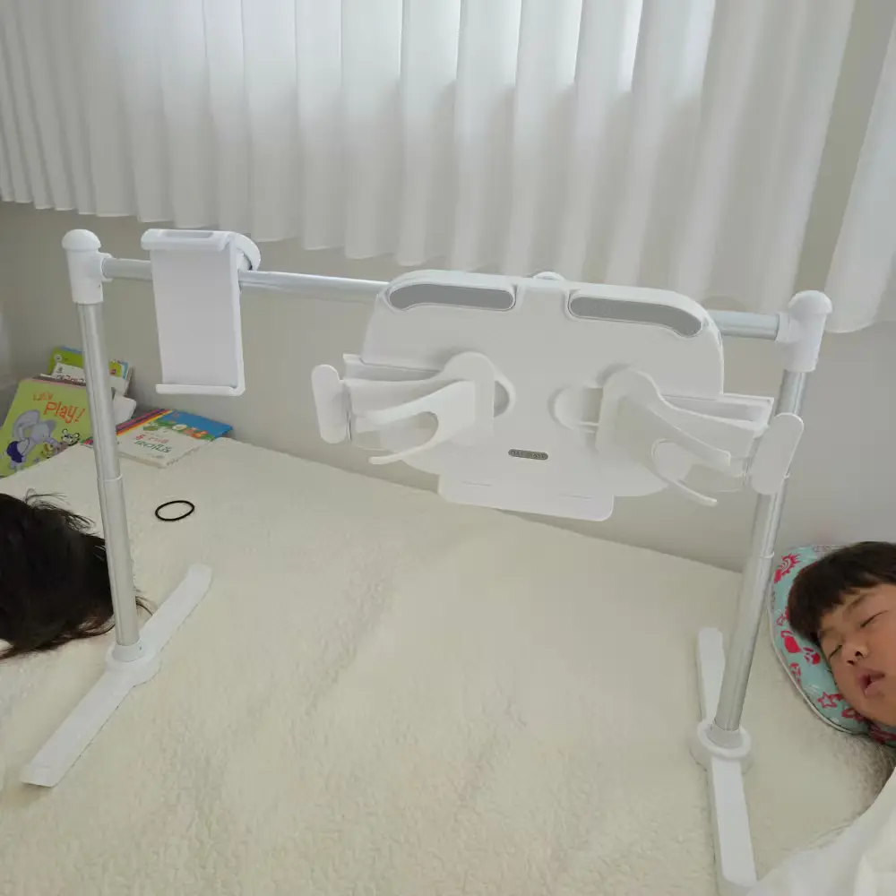 목디스크용 누워서 보는 독서대 & 핸드폰 거치대(각도,높이 조절)