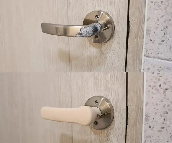 38. 실리콘 문 손잡이 커버