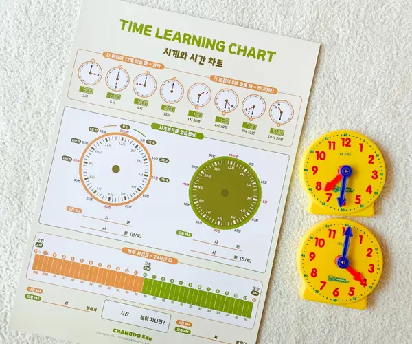 시계 포스터&시계모형