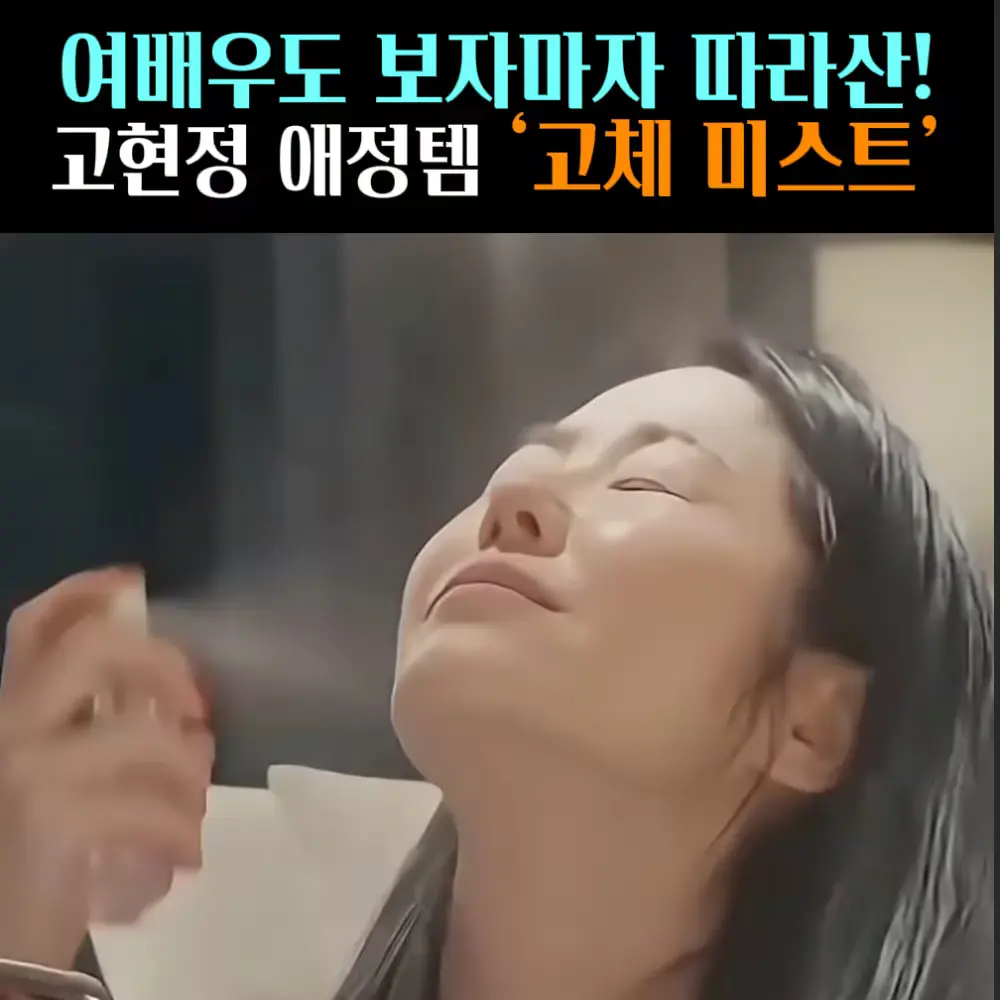 🧚#319. 고현정 ‘고체미스트’