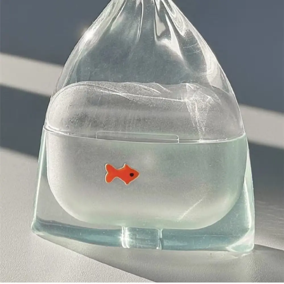 1324 금붕어 어항 에어팟 케이스 유니크 물고기