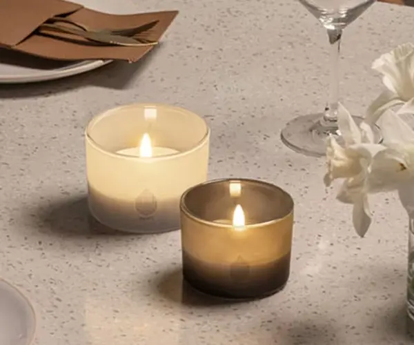 메종드컨셉 우유니 충전식 글라스 캔들S 3 colors