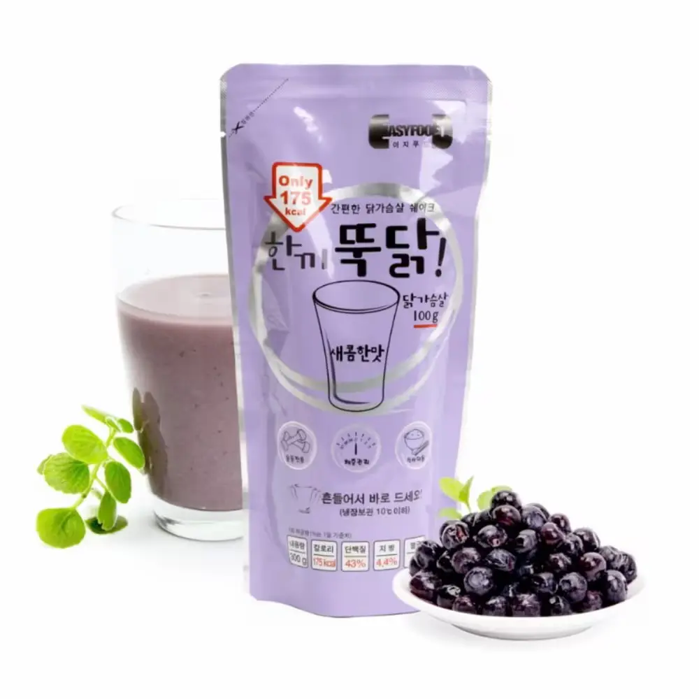 1369 이지푸드 한끼뚝닭 닭가슴살 쉐이크 새콤한맛