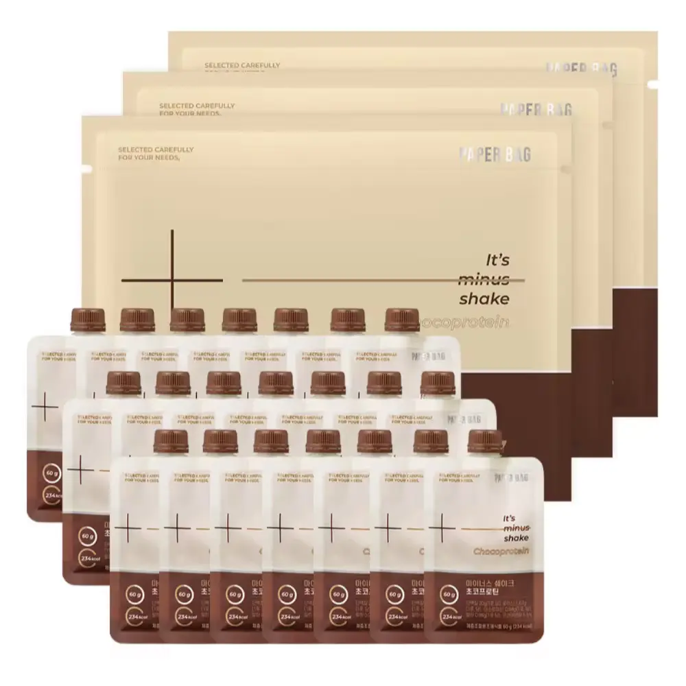 1373 페이퍼백 마이너스 쉐이크 초코프로틴