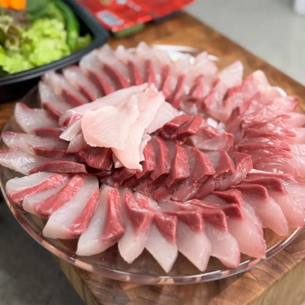 자연산 소중방어(3kg이상급) 야채세트