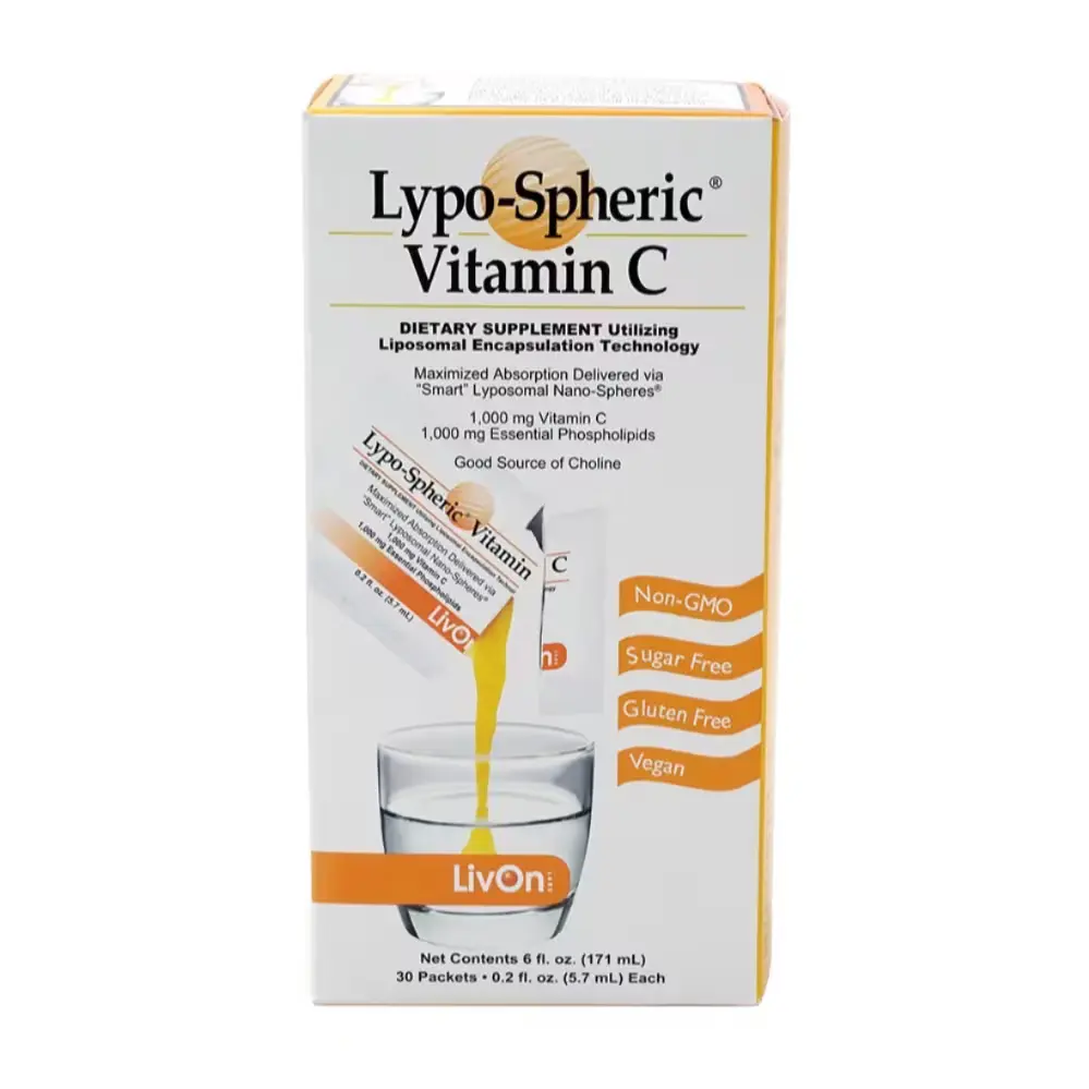 1388 Lypo-Spheric 리포스페릭 리포조말 비타민C 1000mg 30팩 물에타먹는비타민, 5.7ml, 1개