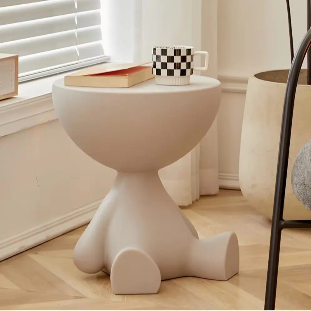 1396 마일드하우스 귀여운 인형모양 수납 미니 협탁 테이블