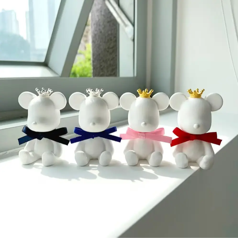 1398 리본 베어브릭 석고방향제 답례품