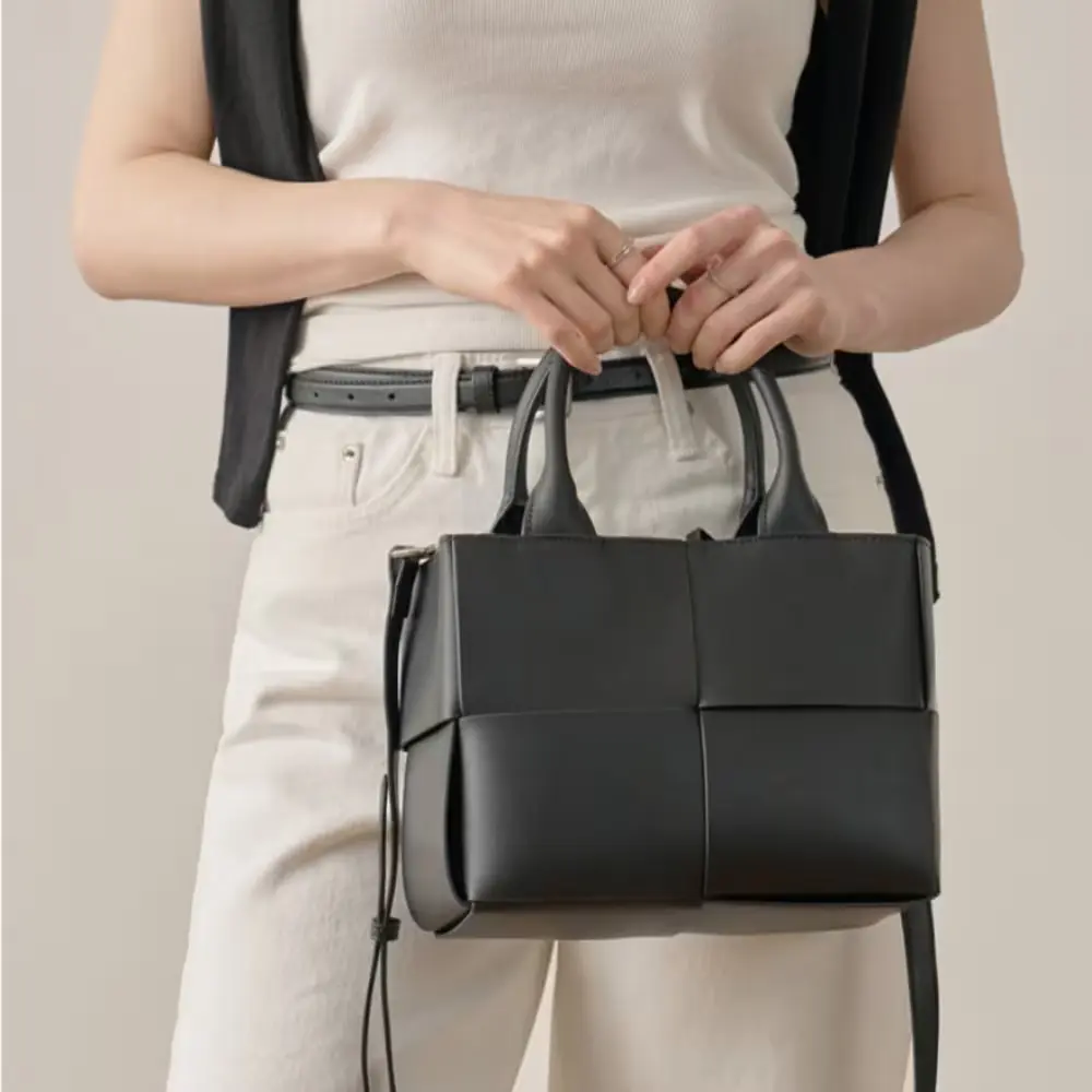 그리드 레더백 (이너백+크로스끈)