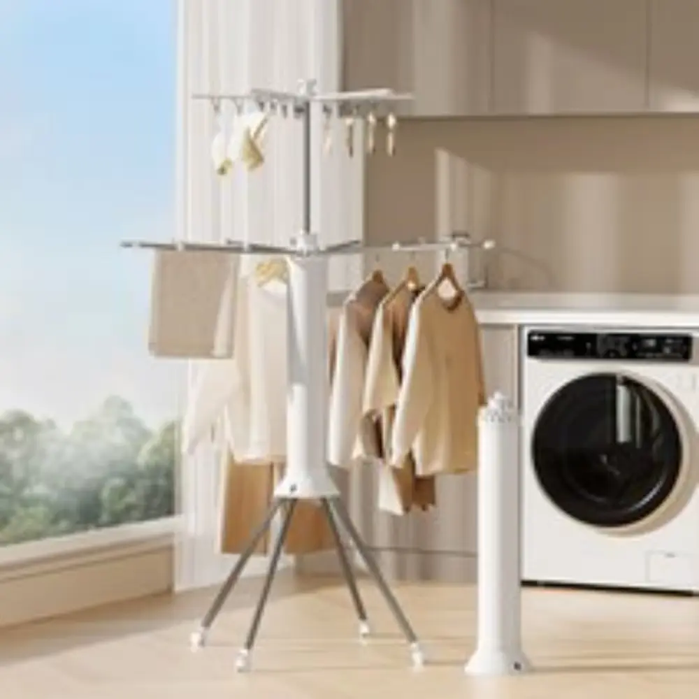 027.원통형 빨래건조대