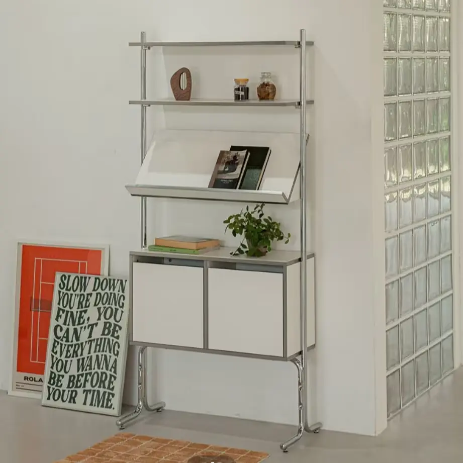 복도 미드센추리 월 캐비닛