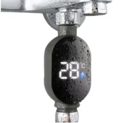 🟡192번 간편설치 샤워기 LED 온도계