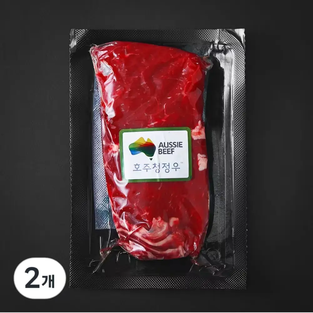 1143 호주산 채끝 스테이크용 (냉장), 220g, 2개