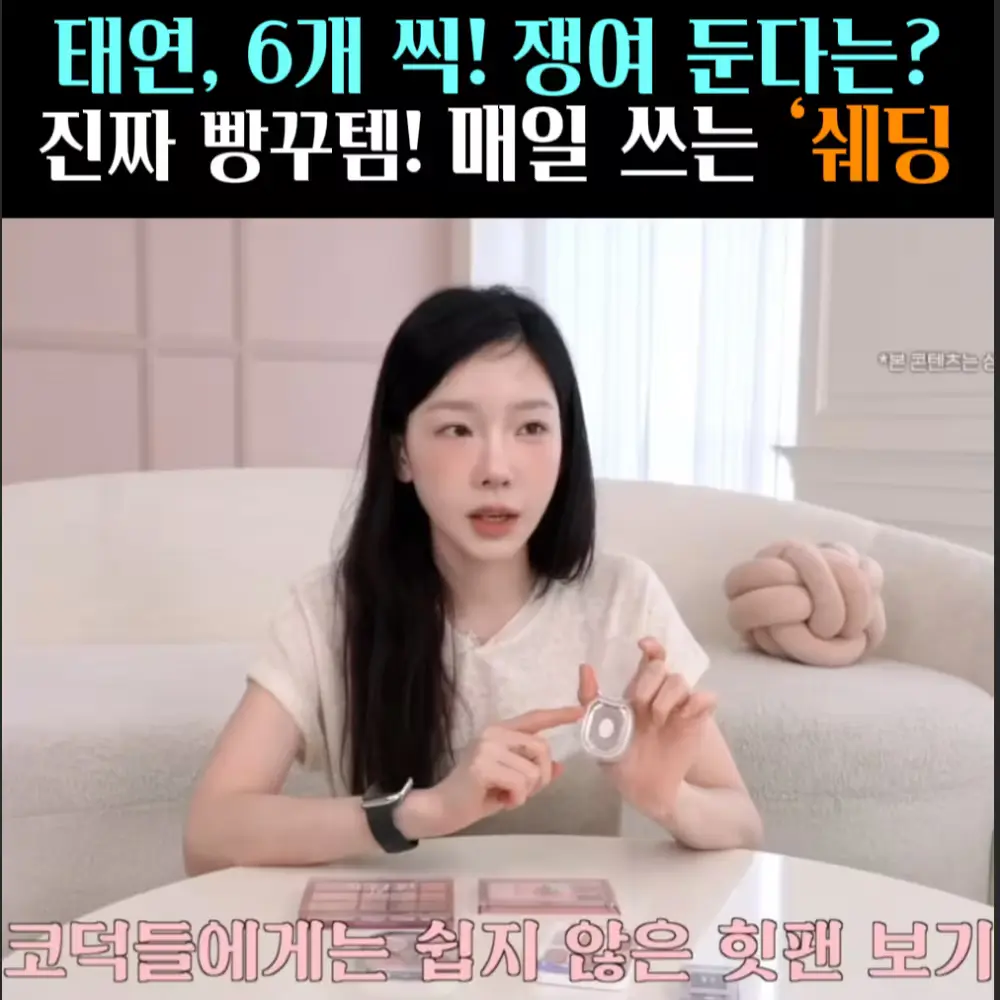 🧚#327. 태연 쟁이는 빵꾸템 ‘쉐딩’