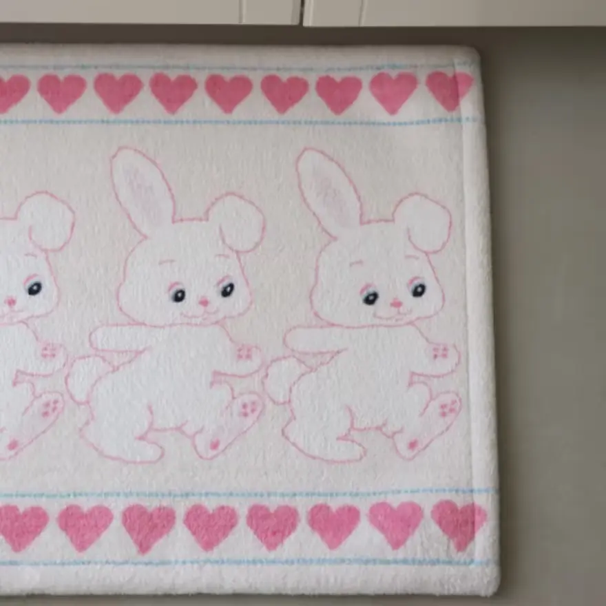 토끼러그 / 이거 12000원정도인데 넘귀엽💞초록도 예뻐요