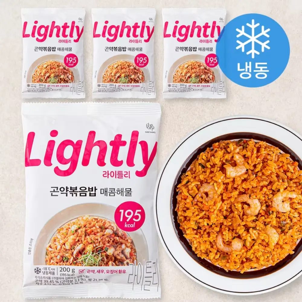 1478 라이틀리 매콤해물 곤약볶음밥